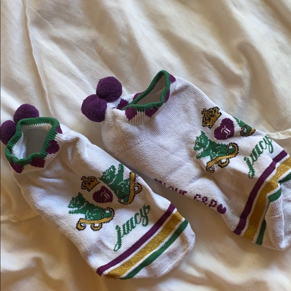 Juicy Couture socks with Pom Pom